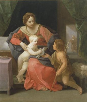 The Virgin and Child with Saint John the Baptist - een barok meesterwerk met diepzinnige symboliek!